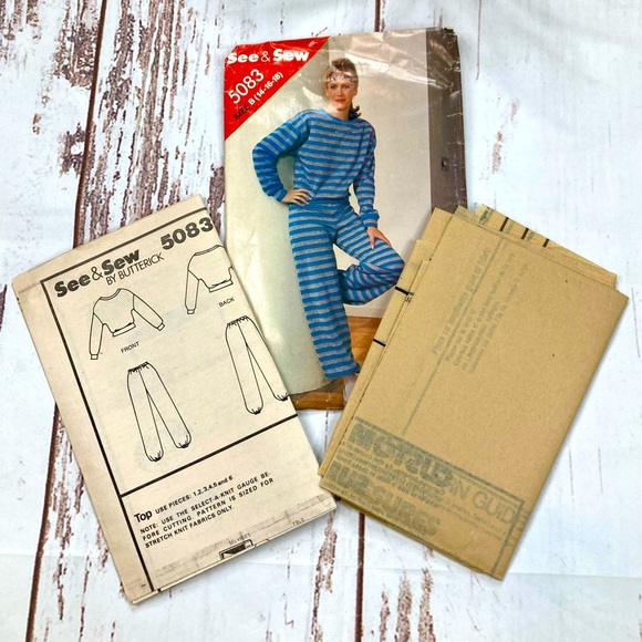 See & Sew #5083 Vintage 1980 Pattern Size B(14-16-18) DIY - Picture 5 of 8